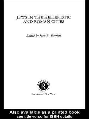 cover image of Jews in the Hellenistic and Roman Cities